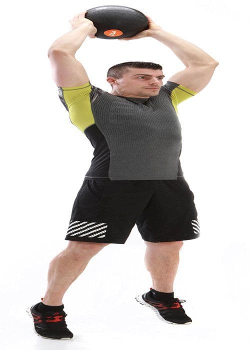 Slam Ball - Sveltus - 0788 Svart - 8 kg - Hållbar - Ej studsande