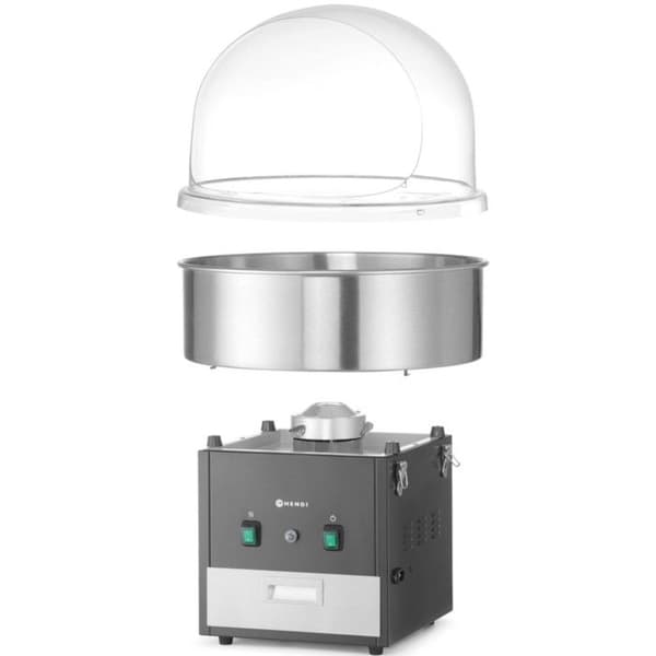Sockervaddsmaskin utan lock 52 cm 1130 W - svart