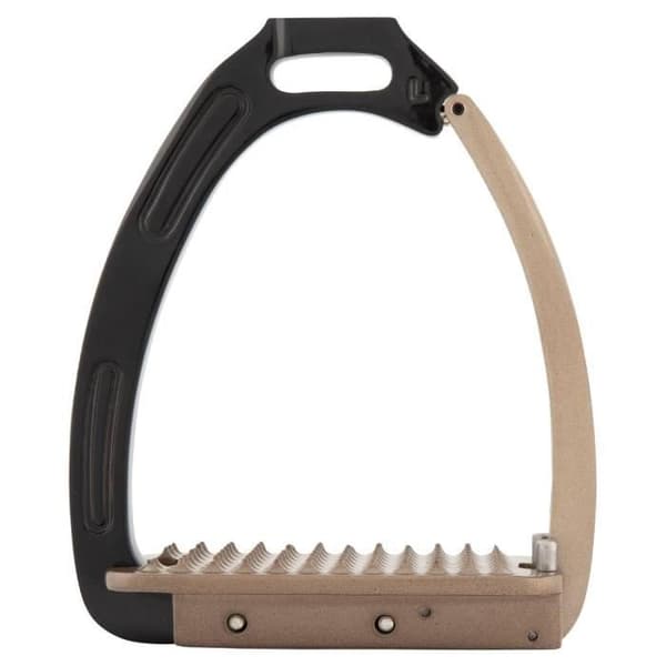 BR Equitation Lavarone ridstigbyglar - svart/brun - 12 cm