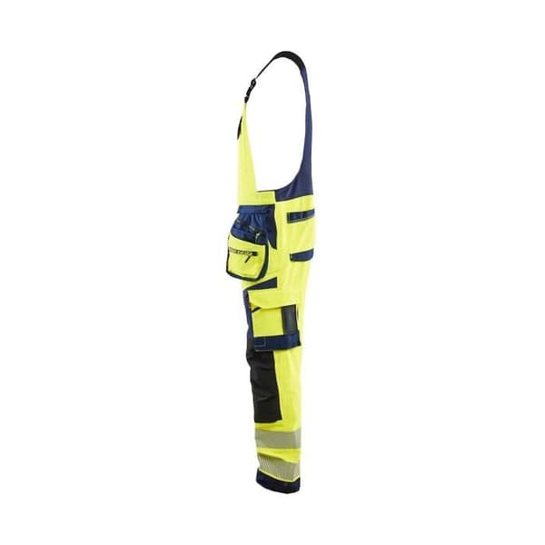 Högsynlig stretch 4D hängselbyxa Blaklader