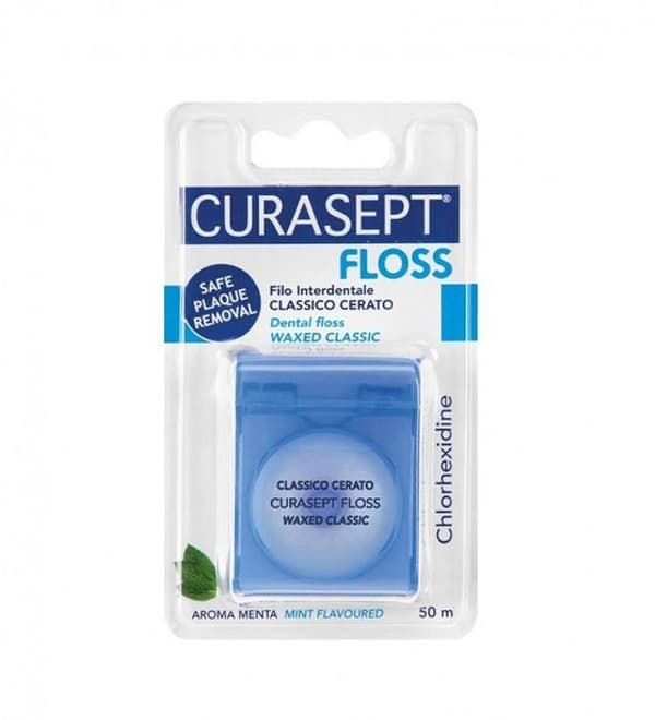 Curasept Tandtråd Vaxad Menthol