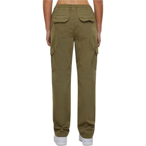 Urban Classics Dam - Hög Midja Twill Cargo Byxor