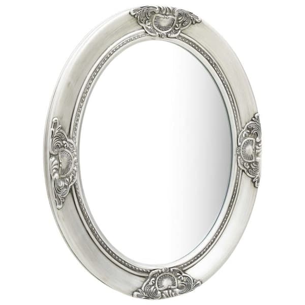 vidaXL Barockstil Väggspegel 50x60 cm Silver 320350