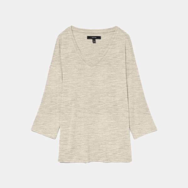 Pull överdimensionerad fin stickad Brianna med 3/4 ärmar Dam VERO MODA