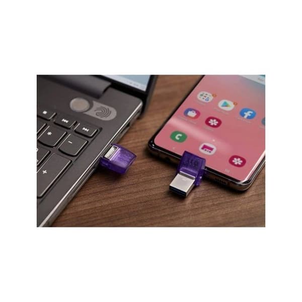 USB-minne - KINGSTON - Dt Microduo 3C - 64 GB - USB Typ-A och Typ-C - USB 3.0