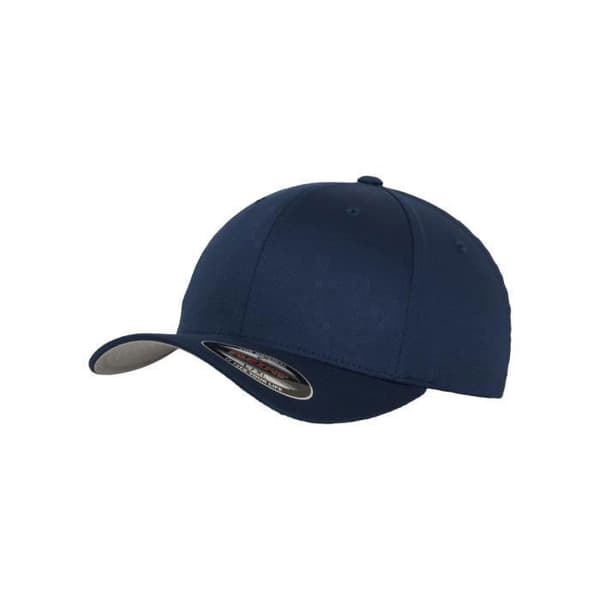 Keps - Urban Classics - Wooly Combed - Mörkblå - Flexfit - Storlek XXL
