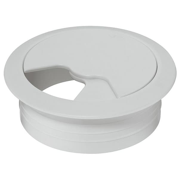 Kabelgenomföring för kontor med diameter 60mm vit - 428.96.732