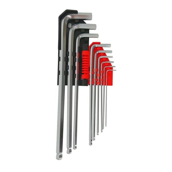 ALLEN-nycklar AWTOOLS BLACK LINE 9 delar/BOLL