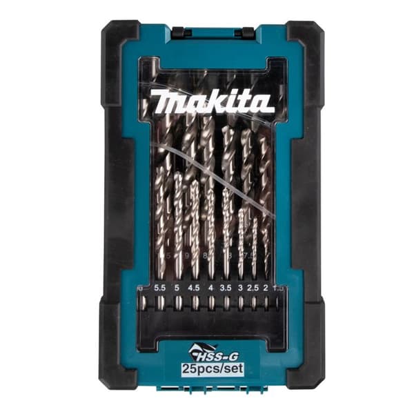 Coffret 25 metallborr HSS-G - MAKITA - D-67555