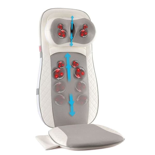 Massage mat - MEDIVON - Luna - Shiatsu massage - Heating function - 8 massage heads