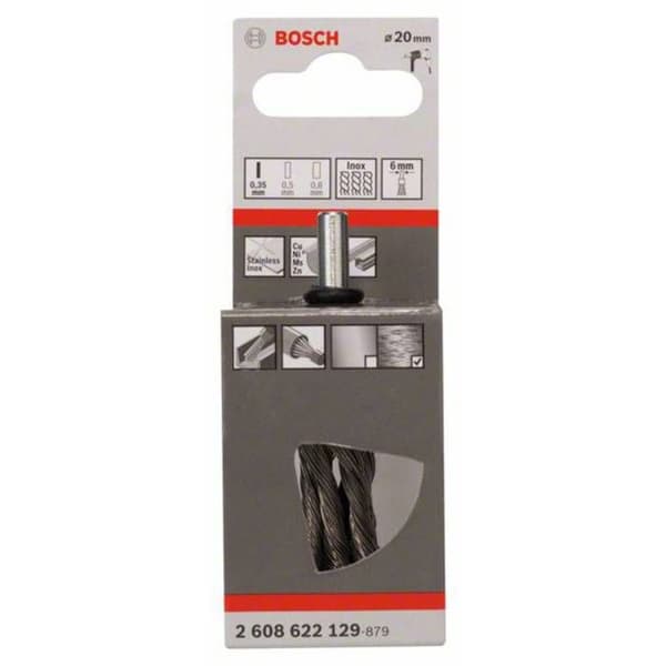 Bosch Borstar - Ø 19 mm - Rostfri ståltråd - 1 st