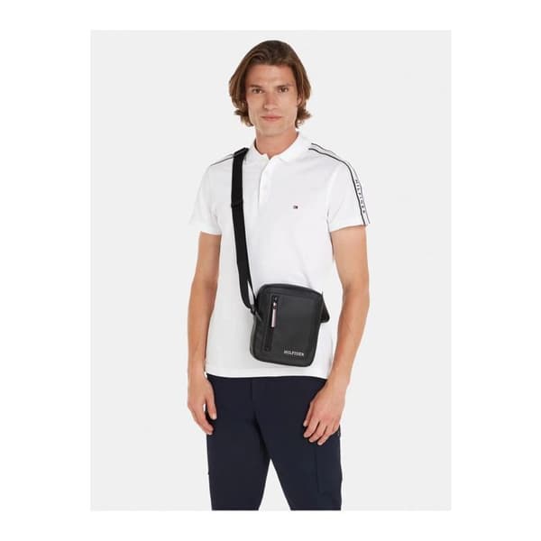 Sacoche reporter i PU-läder - Tommy Jeans.