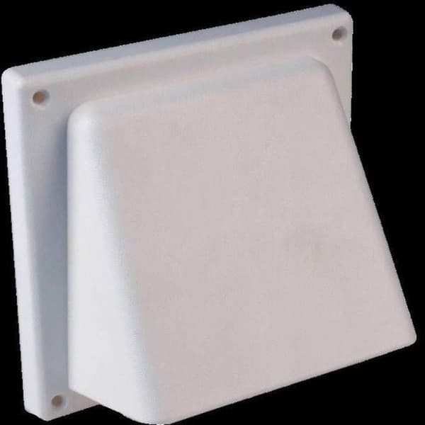 Ventilationsgaller - WALLAIR - N34810 - Plast - Backventil - Ø 12.5 cm