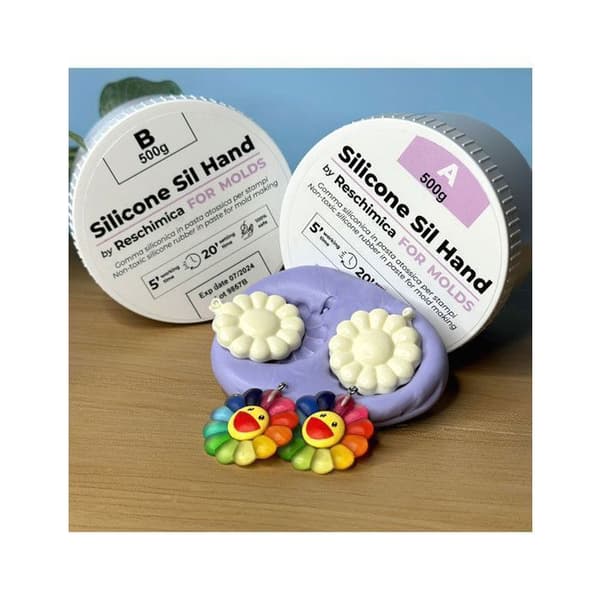 Silikonpasta - SIL HAND - 500 gr - Giftfri - Modellerbar - Snabbtorkande