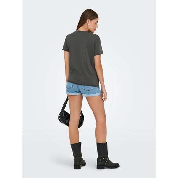 T-shirt dam Only Lucy - gunmetal