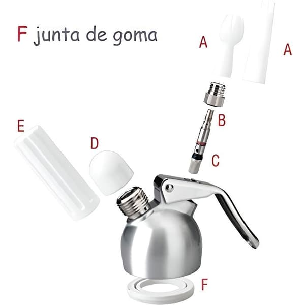 Ibili - Gemensam Siphon i Aluminium Gummi - CG02