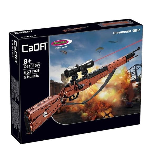 CaDA Karabiner 98K brun Bricks - JAMARA - Brun - Plast - Från 8 år