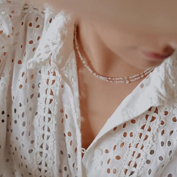 Collier Paloma i månstenar