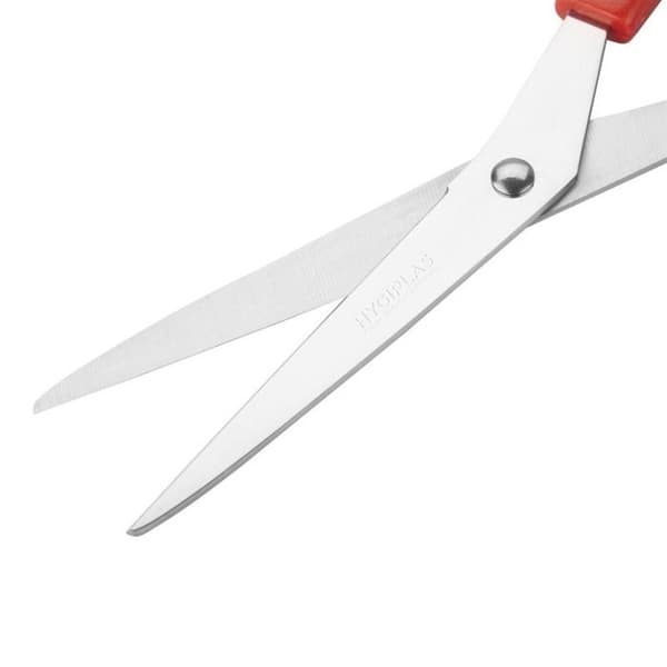 Hygiplas — Färgcoded universalsax 20 cm (röd) för rått kött