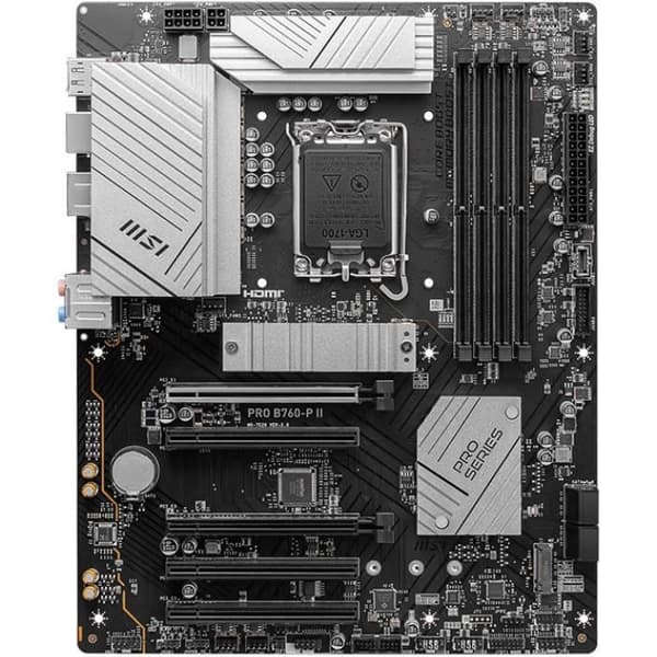 Moderkort - MSI - PRO B760-P II moderkort Intel B760 LGA 1700 ATX