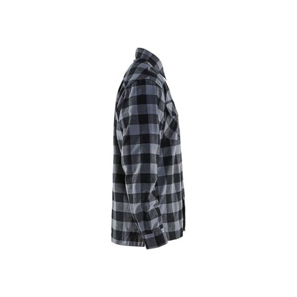 Flanellskjorta med foder - Blaklader - 3225113...