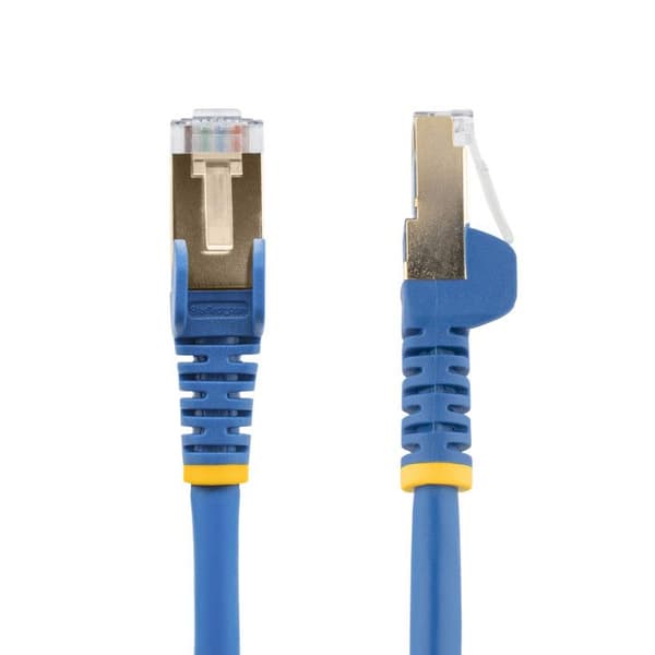 StarTech CAT6a patchkabel - 7,5 m - kroklös - RJ45 patchkabel - blå (kabel - blå CAT6a kabel 7,5 m) -