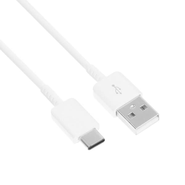 Kabel - SAMSUNG - EP-DN930CWE - Micro USB typ C till USB - Vit - Dataöverföring och laddning