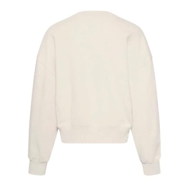 Sweat Écru Dam Calvin Klein Jeans Fransk