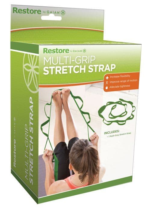 Gaiam Yoga Straps - 05-60562 - Restore Multi-Grip Stretch Straps