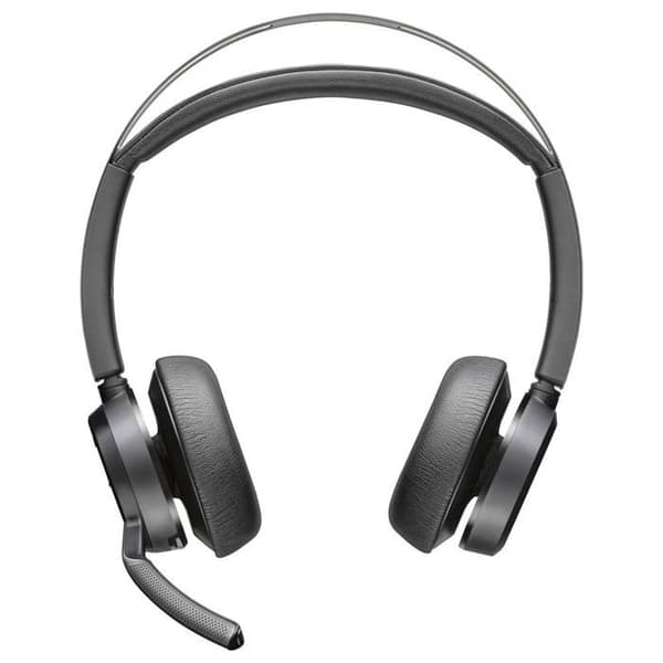 HP Poly Voyager Focus 2 Bluetooth Stereo över-ear headset svart med brusreducering dators headset