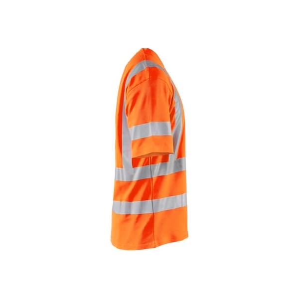 T-shirt med hög synlighet V-hals anti-UV Blaklader
