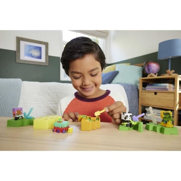 Minecraft Mini-Huvuden Modulerbara - Sortiment av figurer - Minecraft - HTK99 (slumptal modell)