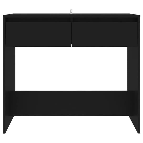vidaXL Konsolbord Svart 89 × 41 × 76,5 cm Stål