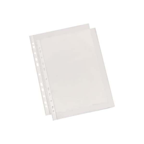 Esselte Perforerad ficka A4 kristall (pack om 10)