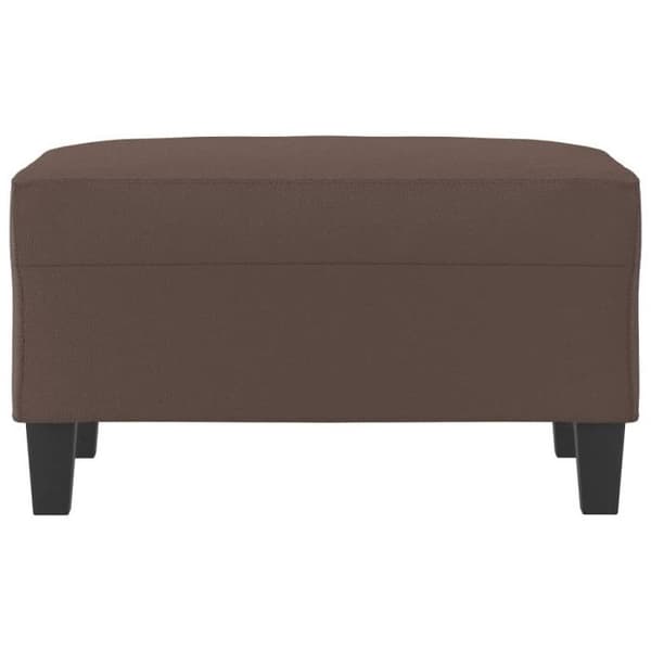 Repose pied Marron 70x55x41 cm Similicuir