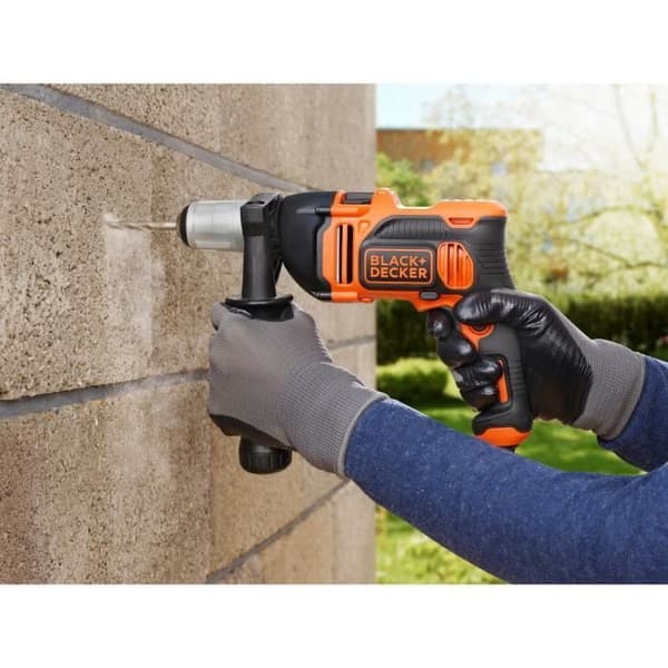 Sladdborrmaskin - 850W - BLACK+DECKER - BEH850-QS - med 6 borr