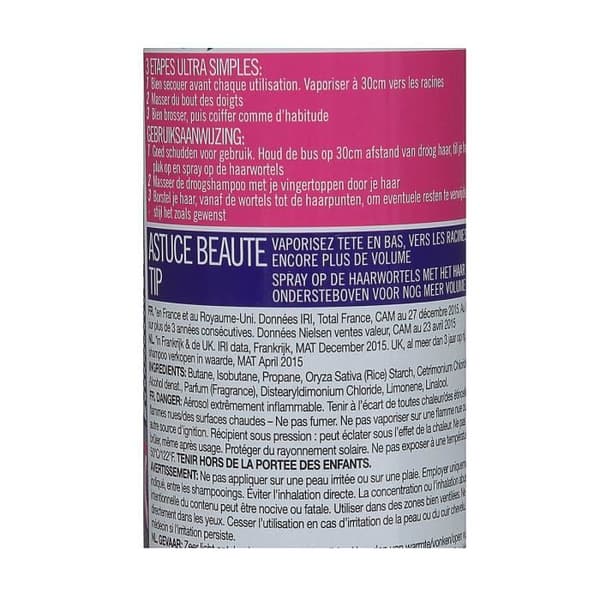 BATISTE Heavenly volym torrschampo för hår - 200 ml