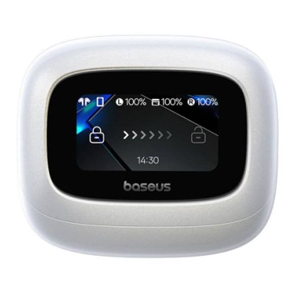 Bluetooth-hörlurar - BASEUS - Bowie M2s Ultra - ANC 52 dB - Bluetooth 5.4 - Vit