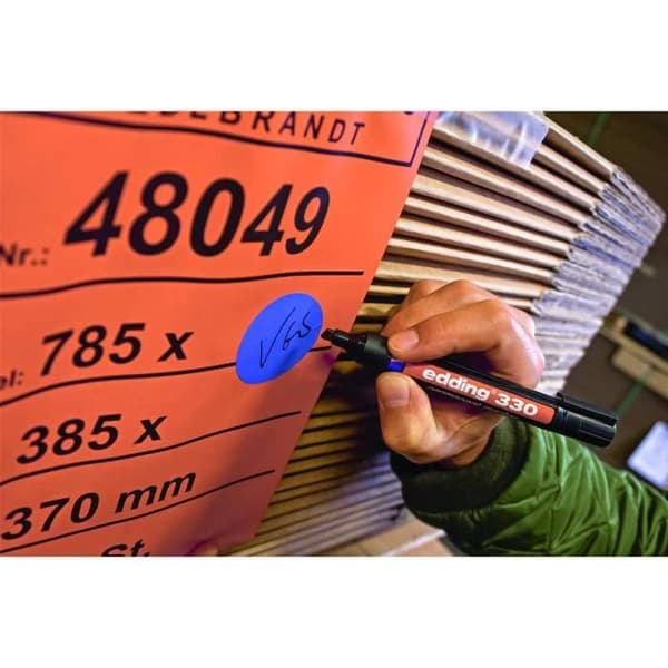 Permanent Marker - EDDING - 330 - Oupposbar - Brunt - 1-5 mm