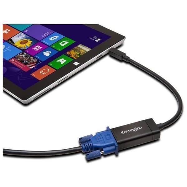 Kensington videoadapterkabel - VM1000 Mini DisplayPort till VGA-adapter (K33987WW)