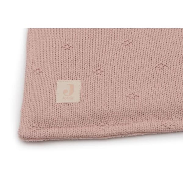Korgtäcke 75x100cm Cosy Knit - Vild Ros/Sammet