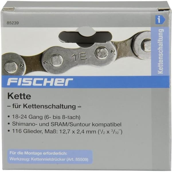 fischer cykelkedja för 6-8-växlad växel