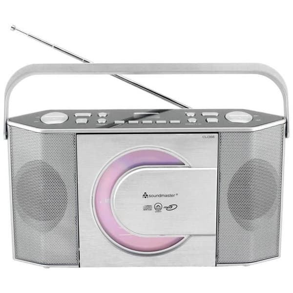 soundmaster RCD1755SI Radio-CD-spelare FM CD silver
