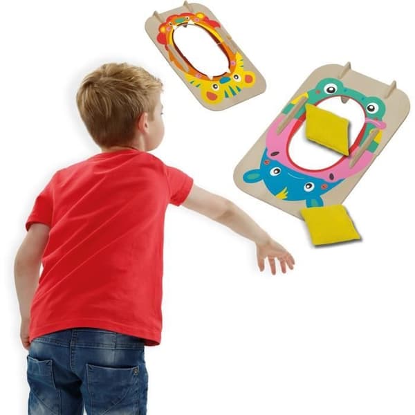 Krocket och säckkastning - SES CREATIVE - 2-i-1 spel