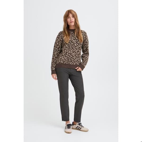 Rundhalsad tröja dam Pulz Jeans Artha