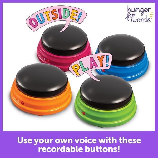 Hundleksak - Learning Resources - LSP9351 - Ordregistrering - 4 knappar - Utbildande