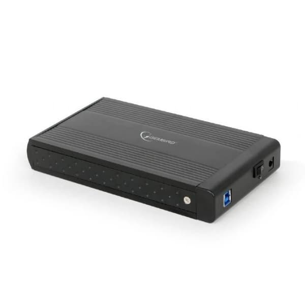 HDD-kapsling - GEMBIRD - EE3-U3S-3 - Svart - 3.5'' - USB Typ B