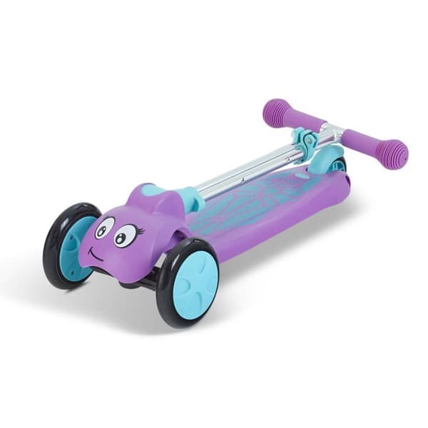 Barnspark 3 hjul SCOOTIE BUG JEWEL i metall
