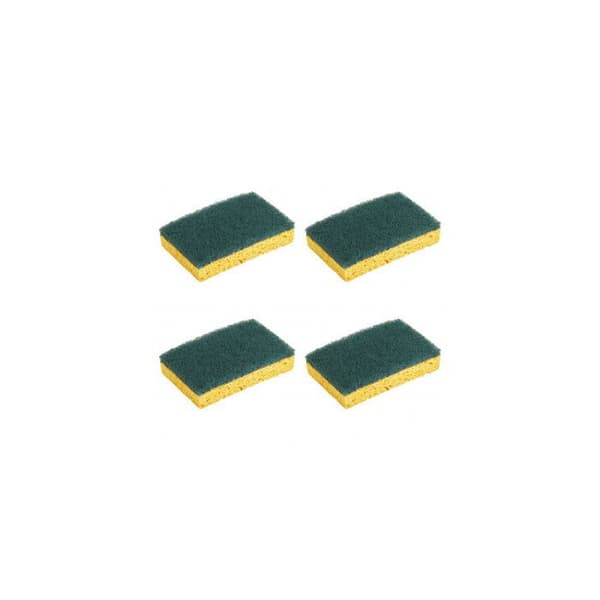 Spontex 4 svampskrapa mineralskärvor per 4