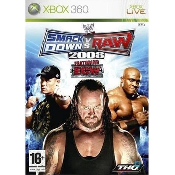 WWE SMACKDOWN VS RAW 2008 / XBOX 360 KONSOLSPEL